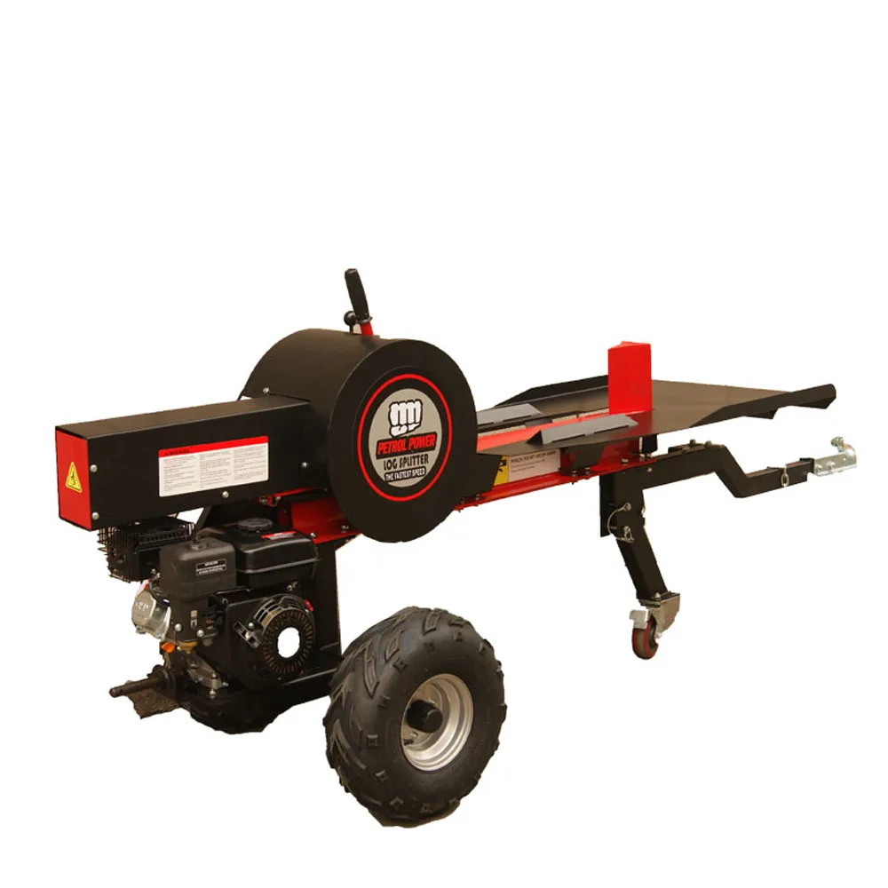 Huike new 34 ton gasoline kinetic fast wood / log splitter