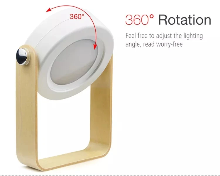 New creative folding LED lantern light  eye protection desk lamp usb rechargeable night light  Table Lamp light