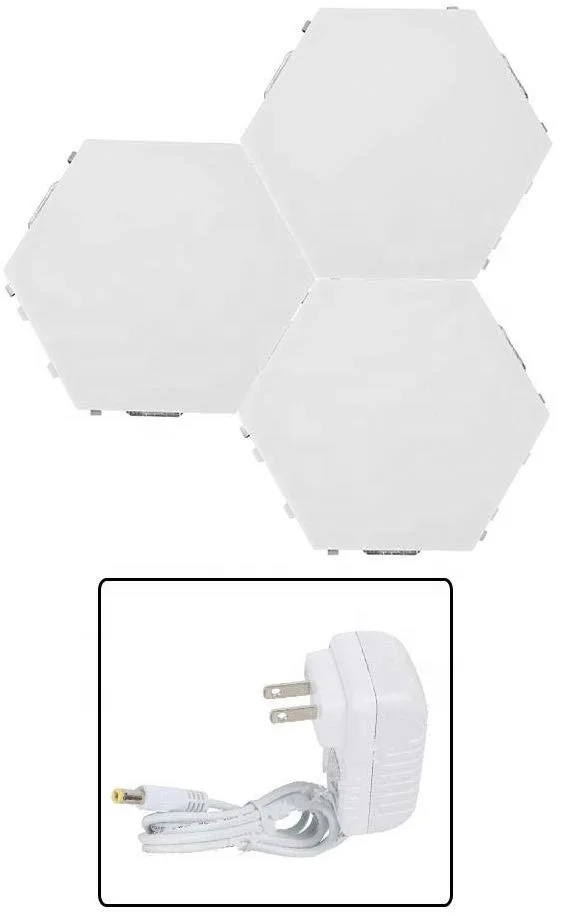 Квантовые лампы «сделай сам», шестигранная настенная лампа, креативная Геометрическая сборка, светодиодный ночник, умное приглушаемое Сенсорное чувствительное освещение