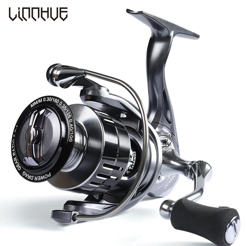2021 New Hot sale USA LINNHUE High quality Fishing Reel JC1000-6000 5BB 5.2:1 High Speed  Spinning reel Support customization