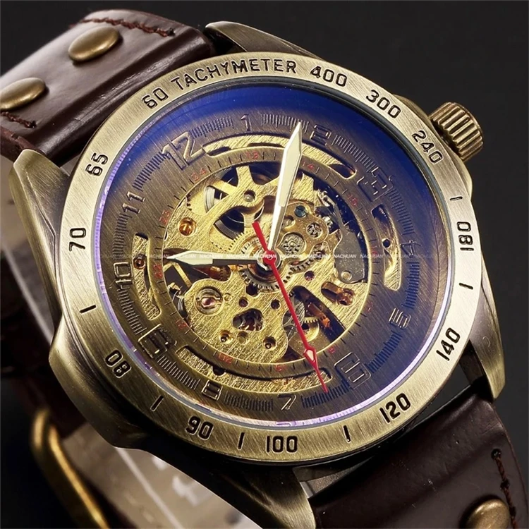 shenhua reloj 2021 New Fashion Men Mechanical Watch Brand fashion Automatic Classic Skeleton Wristwatches