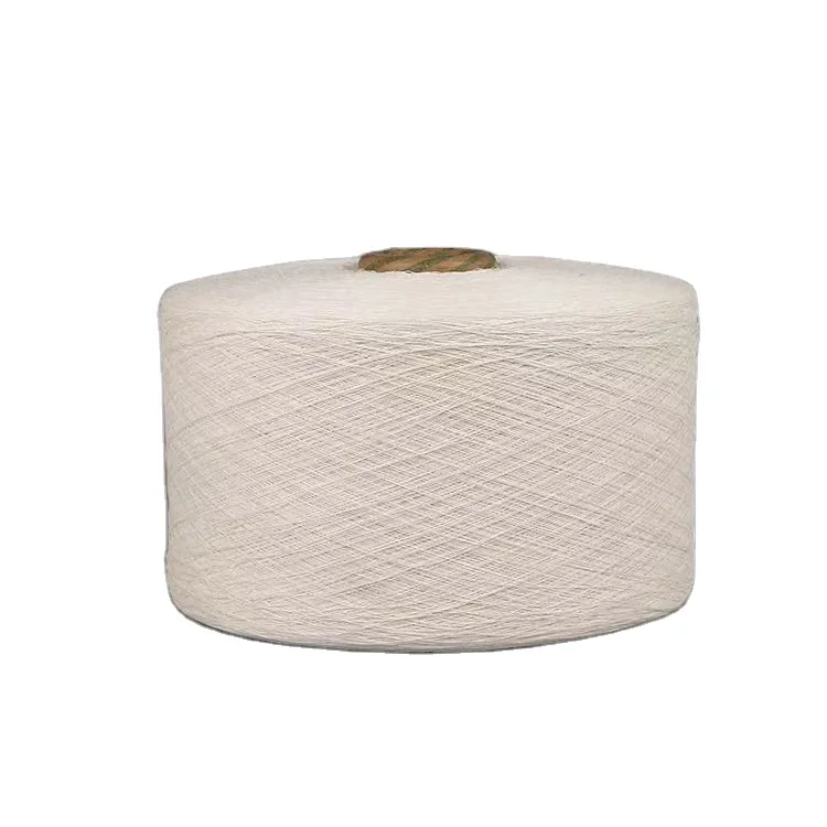 Производство полу-чесаный 8-28 предметов Рециркулированных Хлопчатобумажной пряжи тканевые белые носки из пряжи полотенце хлопчатобумажной пряжи спиннинг воздуха