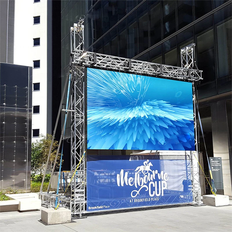 Aluminio 6 Metros Para Ensamblar Alquiler De Pantalla Led Anuncios Publicidad Estadio Escenario 2P 3P P3 91 P 3.91 Pitch 2.6