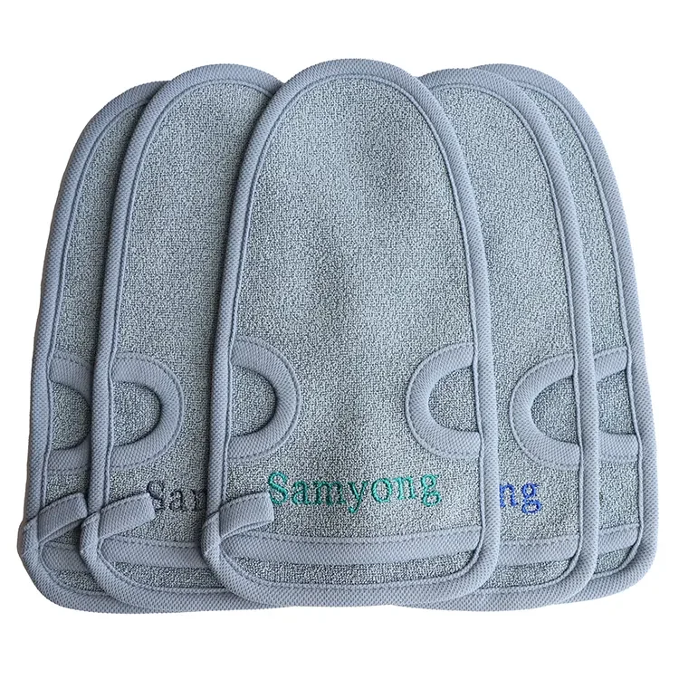Factory Popular Custom Shower Body Scrub Skin Exfoliator Exfoliating Bath Gloves