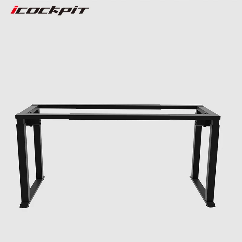 1.6m-2.4m large table standing desk frame adjustable height desk lift and sit stand desk for home office and workstation office