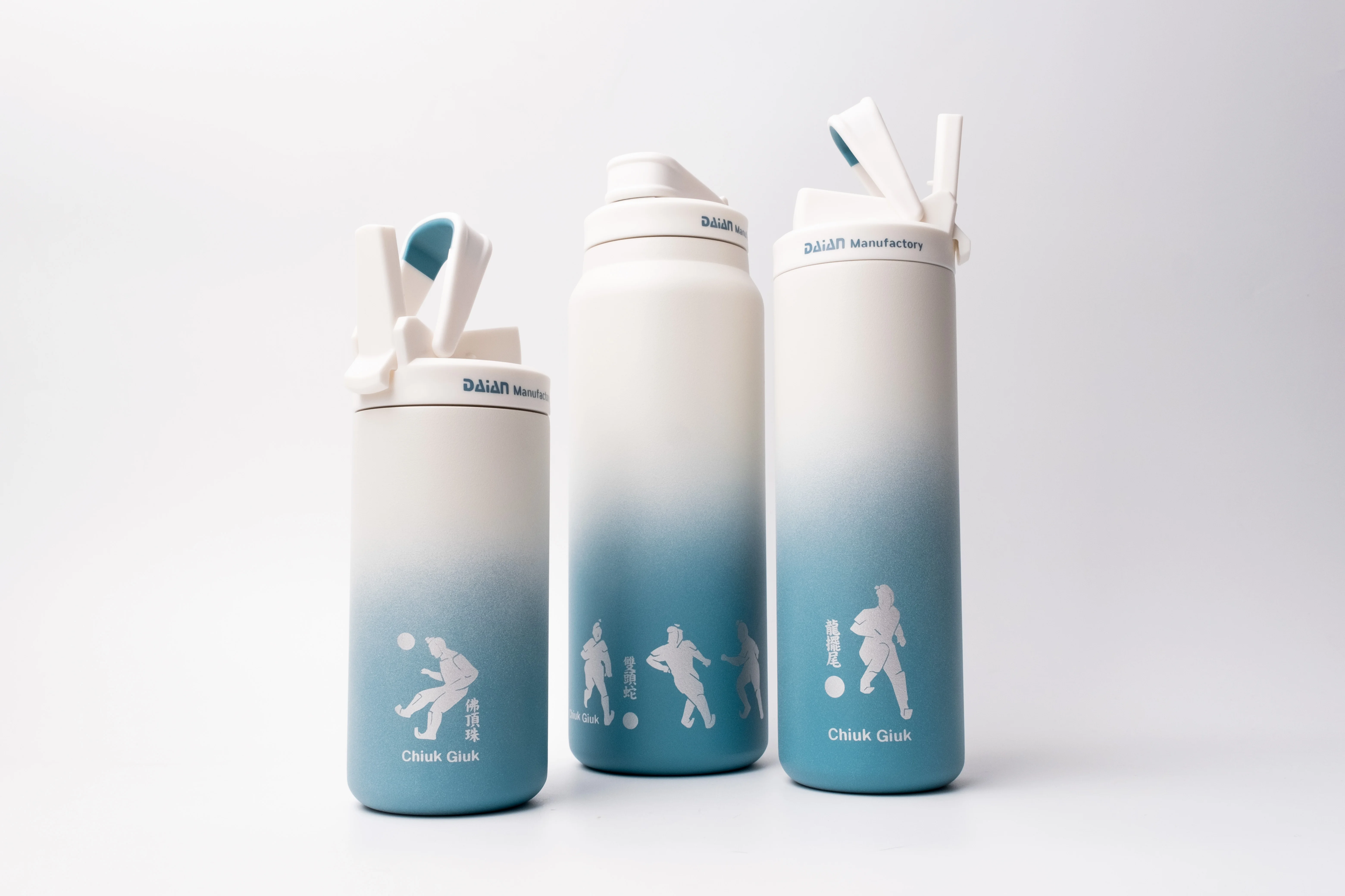 Luxury Family Parent Offspring Gift Set Stainless Steel Vacuum Flask Thermos With Straw Lid Applicable To Dishwashers