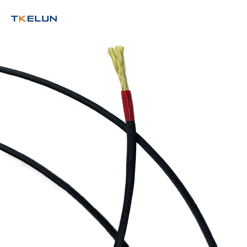 Fire Proof High Strength Black Aramid Double Braided Rope