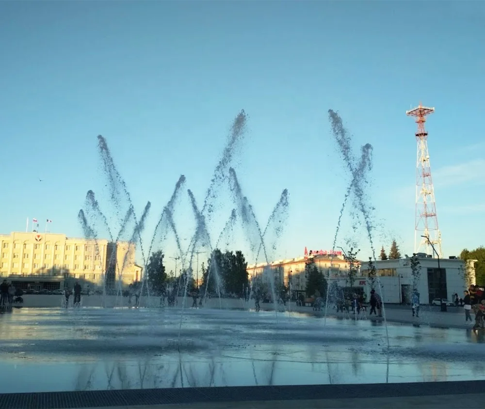 AWS Summer Popular Outdoor Park Square Dry Floor Land Fountain Dance with Laminar Jet Nozzle