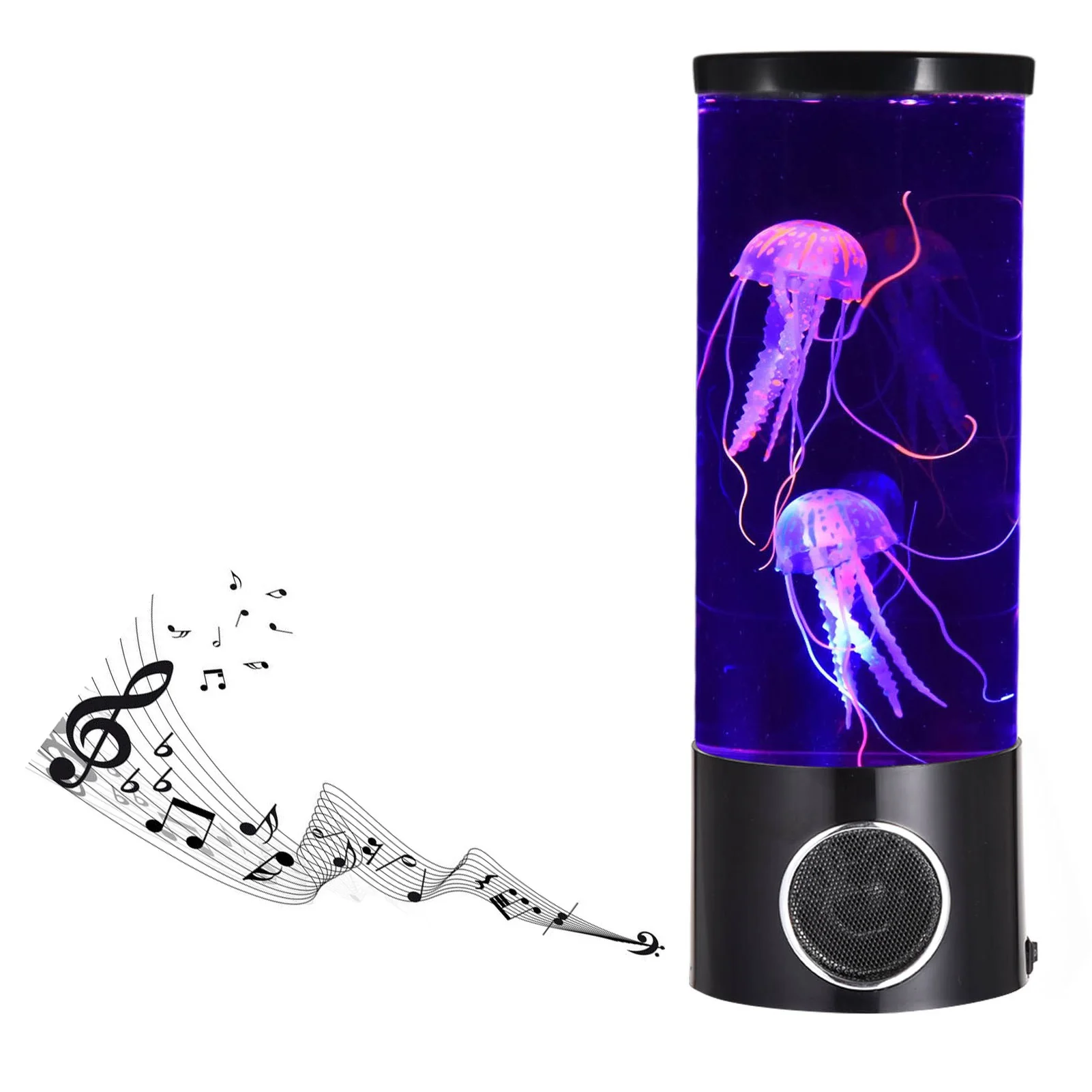 Blue tooth LED Night Light, 7 colors LED Blueteeth Jellyfish Bedside Night lamp Kids room Table Jellyfish lamp