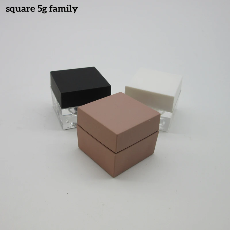 5g Empty Hair Gel Jar Personal Care Can Cosmetic Face Eye Cream Plastic Jar Customized Color And Logo