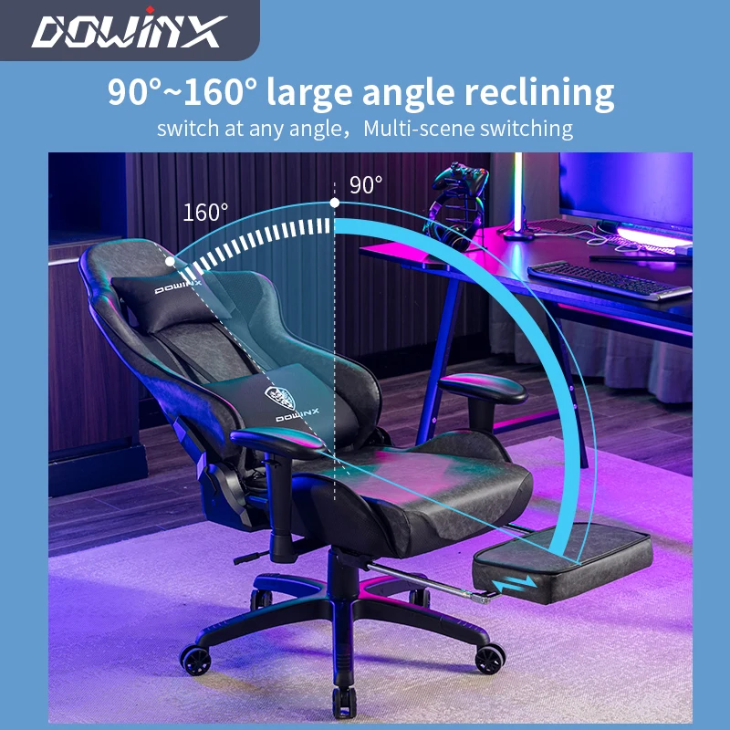 2022 Amamzon New Modern High Quality Leather Adjust PC Office Computer Racing Best Gaming Chair With Thick Seat and Gig Back