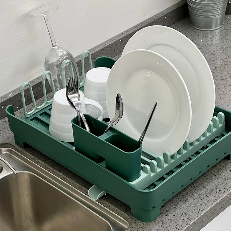New Compact Dish Rack Hot Sell Easy Assembling Kitchen Sink Drainer Dish Drying Rack