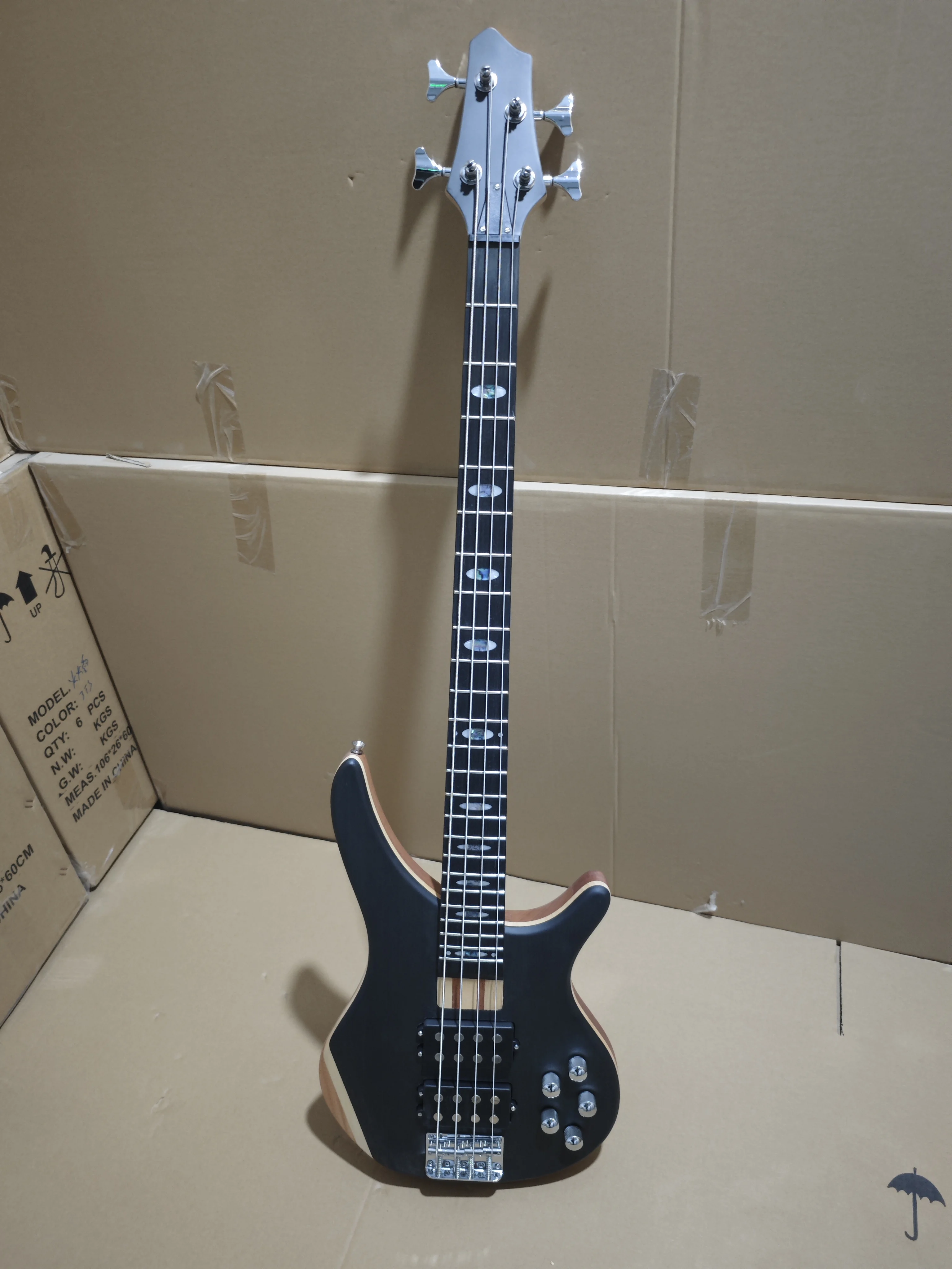 5 Strings HH Pickup Bass Guitar Kit Electric Bass Guitar 2v2t From China Factory