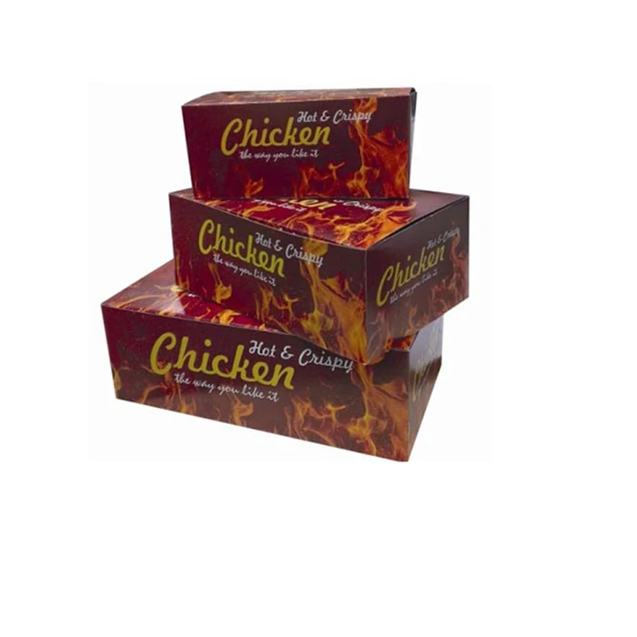 paper roast chicken packaging, carton chicken boxes