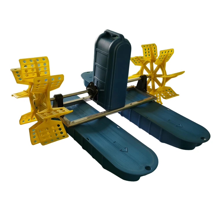 China Top Supplier 304 Stainless Steel 0.75Kw 220V Fishing Farming Water Paddle Wheel Aerator