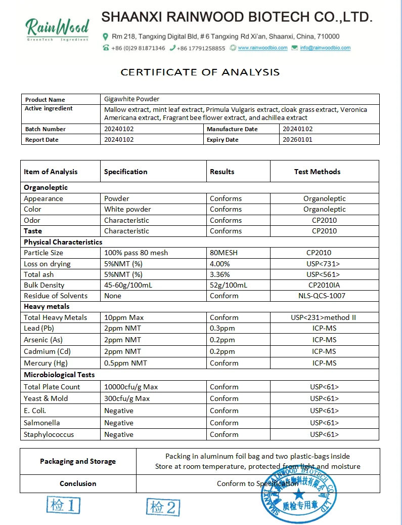 High Quality Skin Care Pure Gigawhite Powder 99% Gigawhite