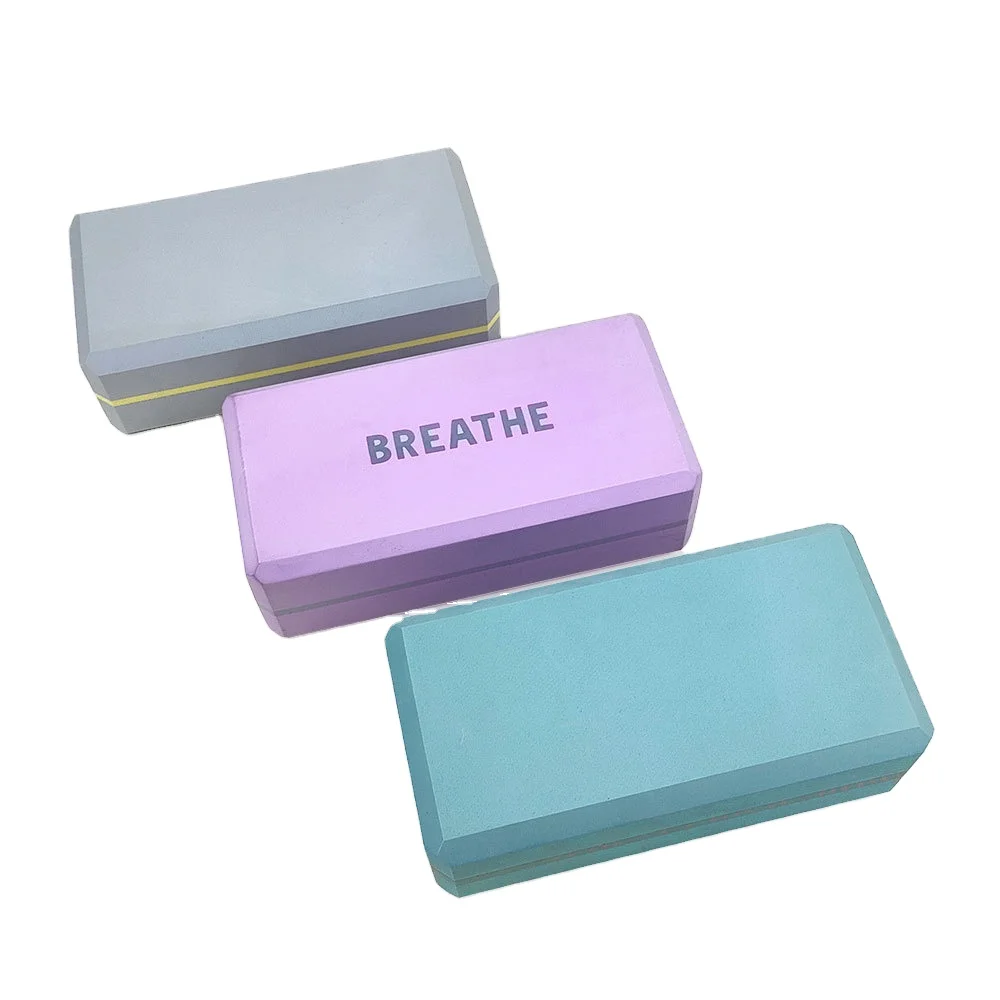 Sansd EVA Foam Yoga Brick Exercise Fitness Sport Gym Pilates Yoga Block Training Bodybuilding Equipment For Exercise Workout