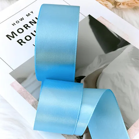 Manufacturer Spot 40 mm Color Ribbon Polyester Whole Roll Wholesale DIY Decorative Gift
