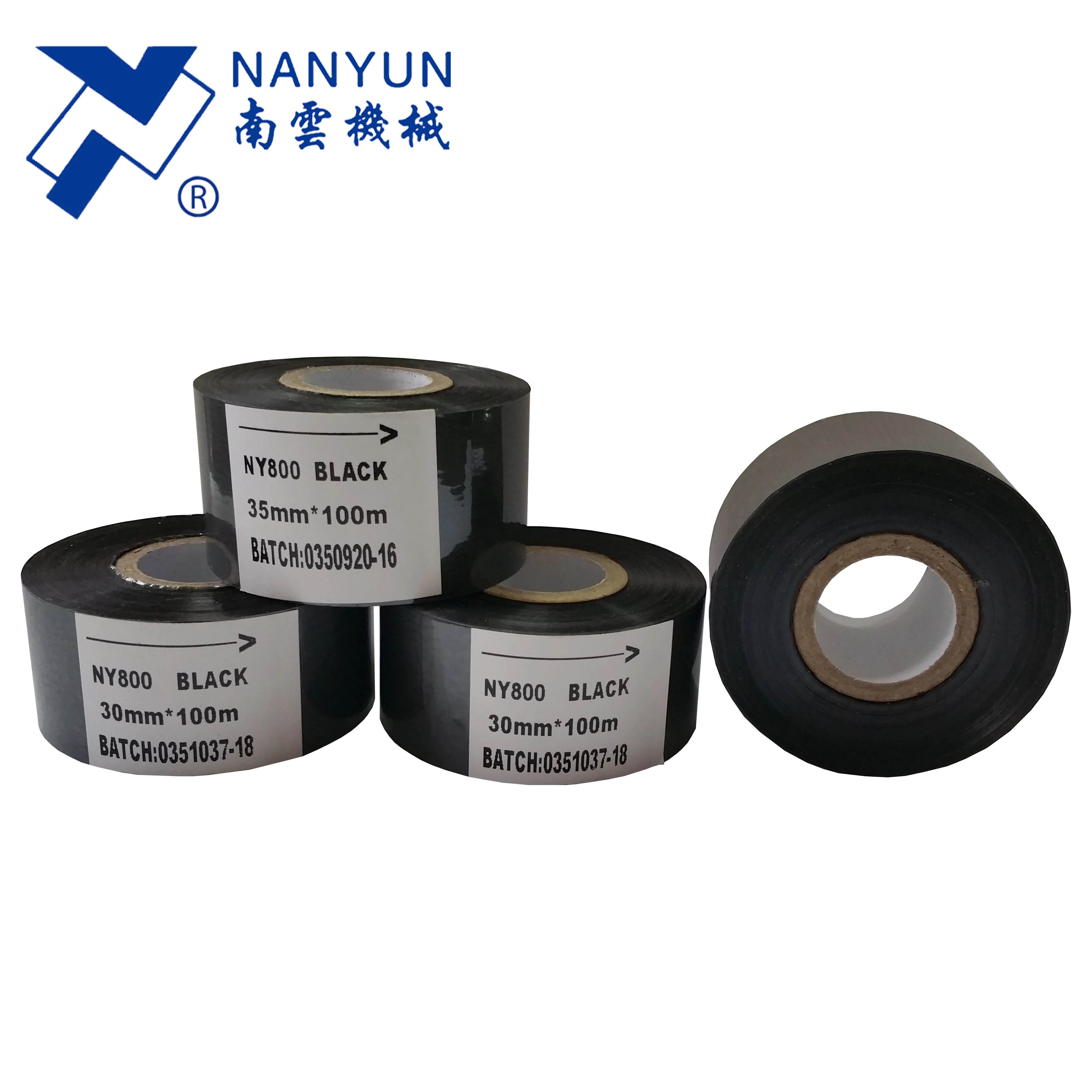 2020 hot selling NY-800 Black/ Red/ Blue Ink Stamping Foil 30mm*100m For Ribbon Coding Machine