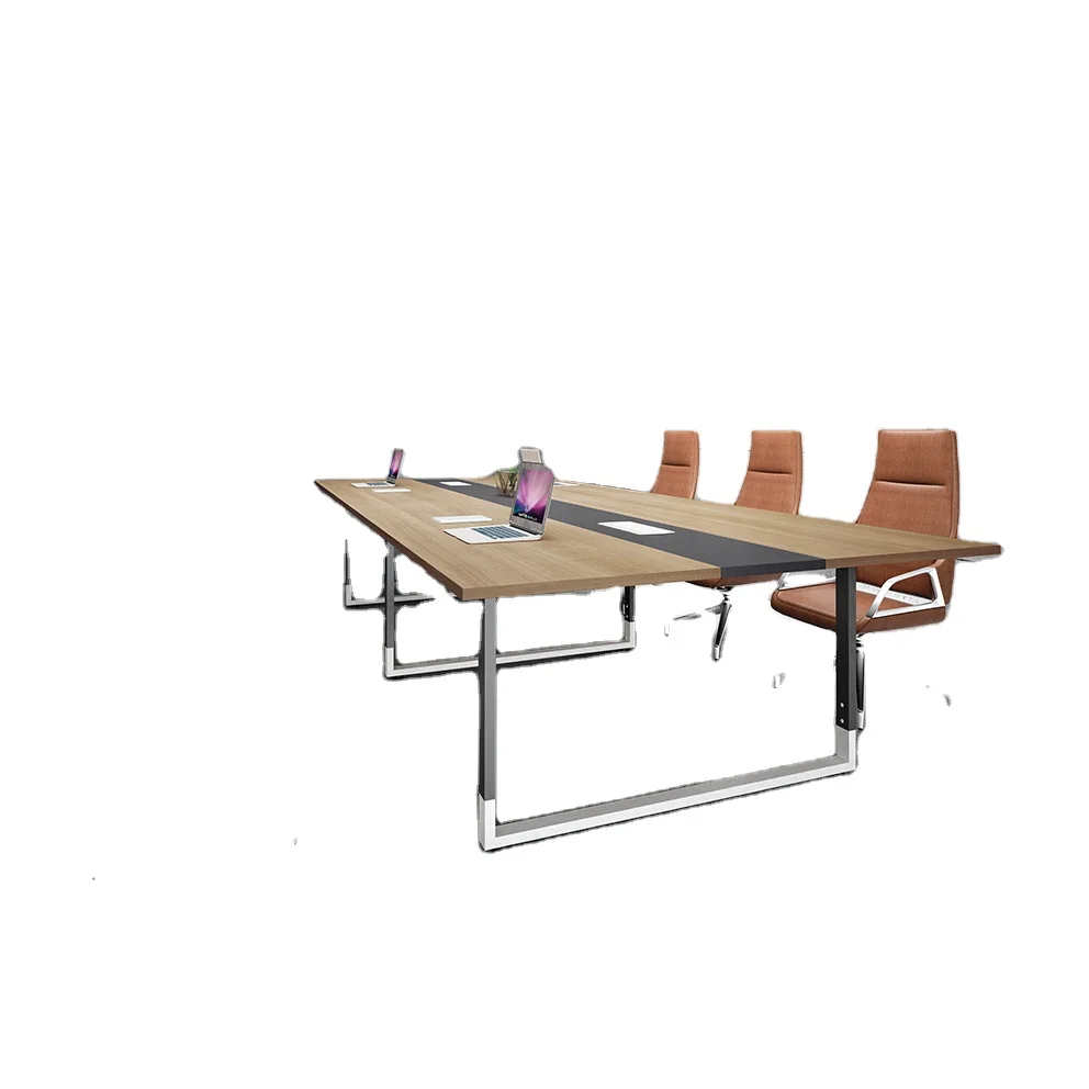 high quality rectangle modern cheap price 8 people large conference table