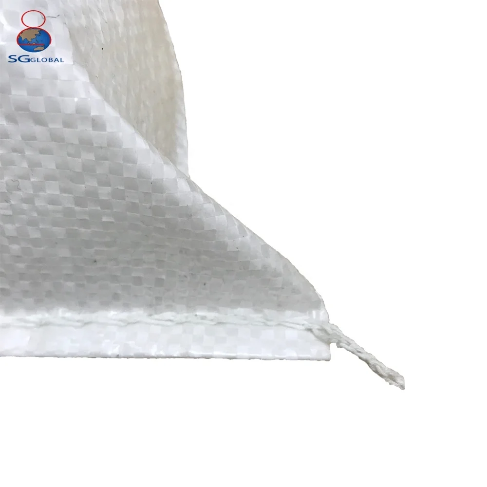 
Hot sale raffia woven transparent 25kg rice flour packaging PP clear bag 