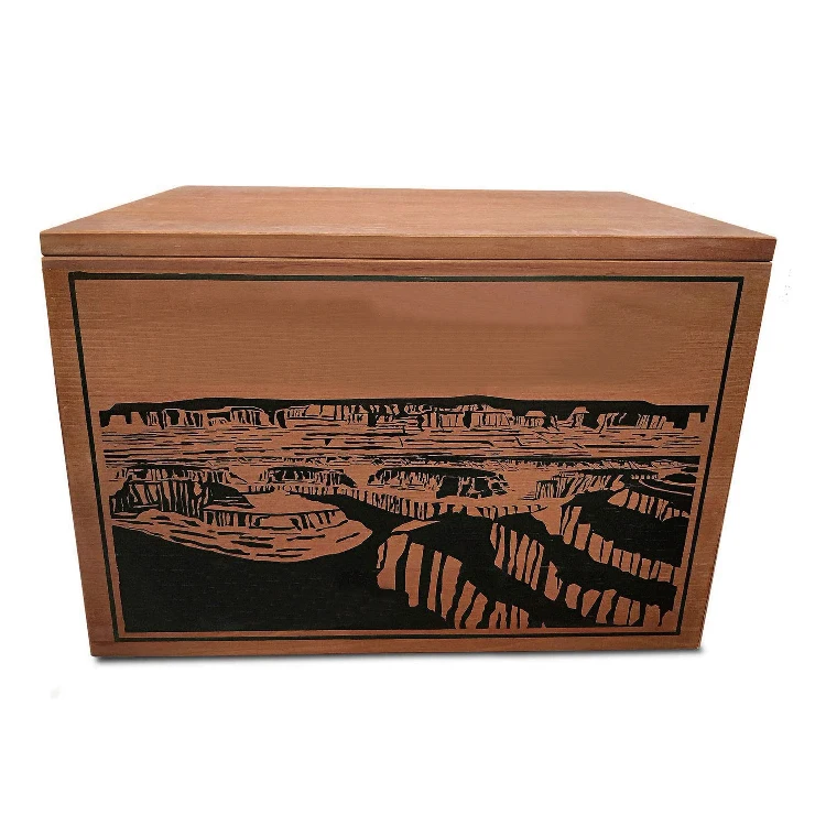 Natural Fatwood  Fire Starter Sticks Wooden Crate