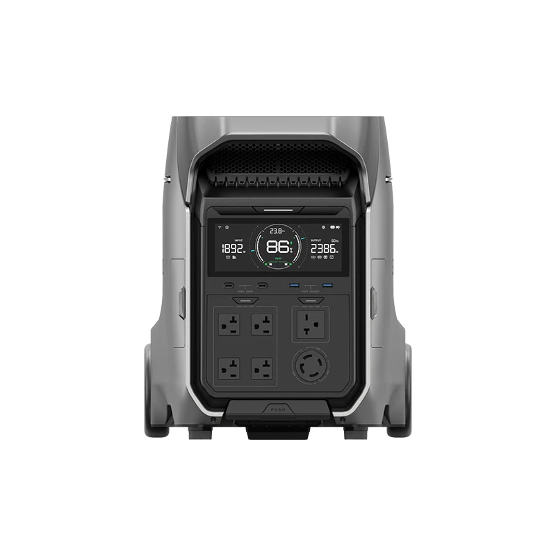 EcoFlow DELTA Pro3 Portable Power Station Two 400wSolar Panels MPPT Remote Pure Sine Wave 4000W EU Including Cigar Lighter Solar