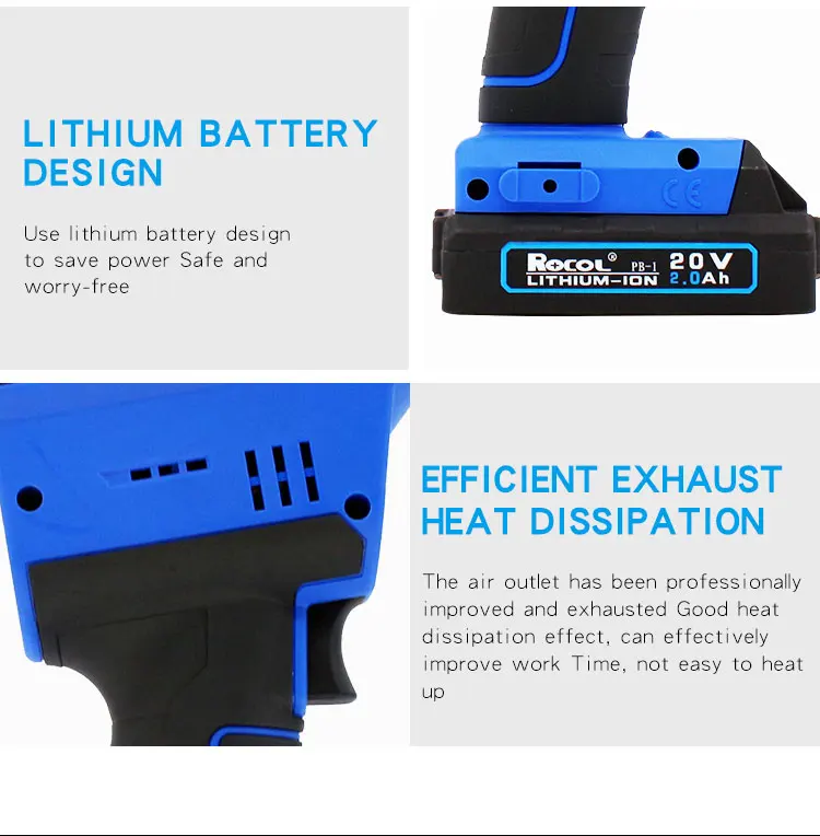 Lithium battery angle head riveting gun (industrial grade) RL-TW1 rivet riveting gun, complete specifications