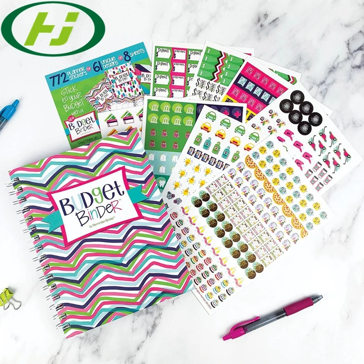 Business Planners 6 Ring Binder Budget Planner Organizer With Custom Logo