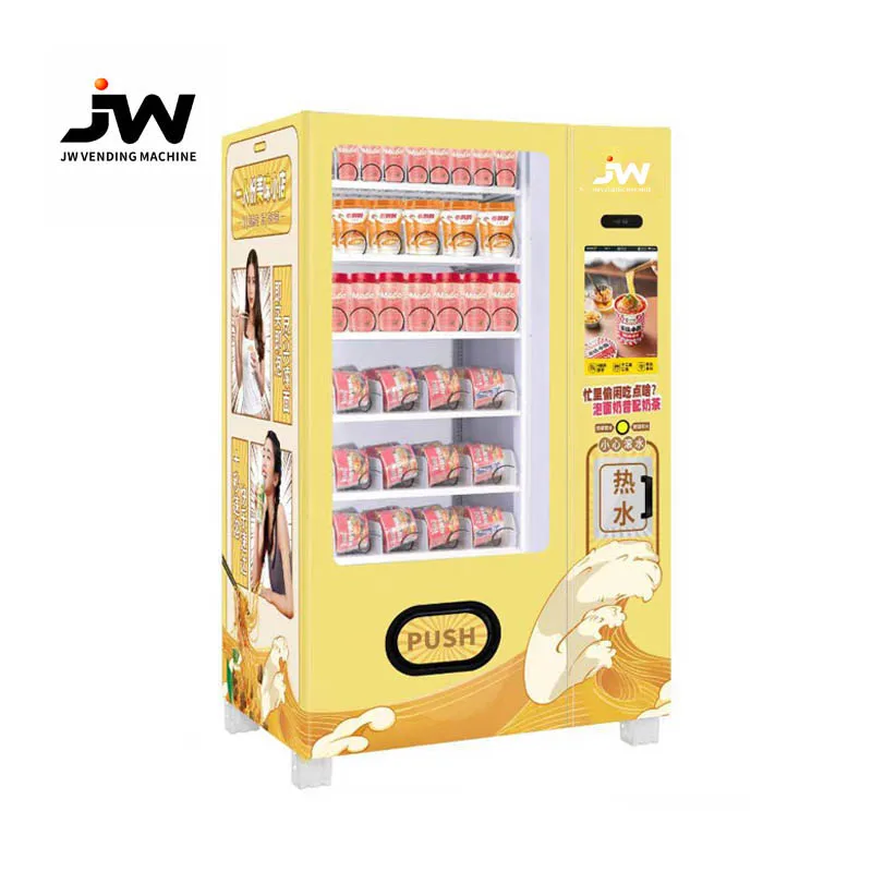 For Factory Snack and Drink Cup Noodle Instant Noodle Ramen Vending Machine With Hot Water Dispenser coffee machine