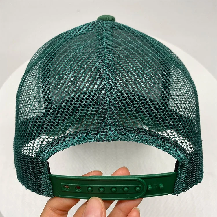 Structured 6 Panel Trucker Hats Cotton Adjustable Mesh Custom Embroidery Patch logo Sport Caps