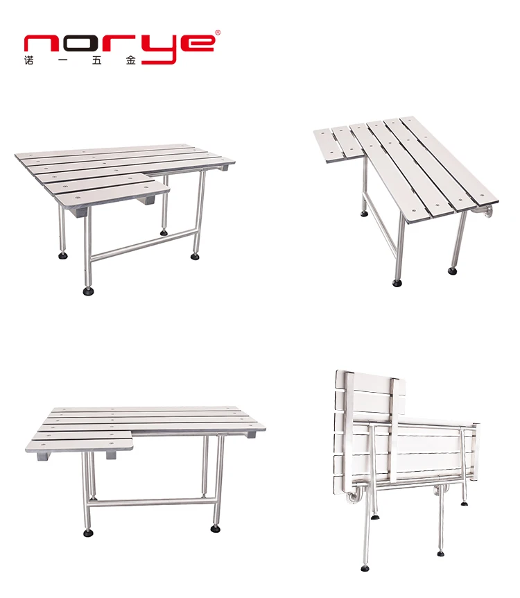 Favorable Classic Foldable Bathroom Waterproof Shower Seat stainless steel for shower