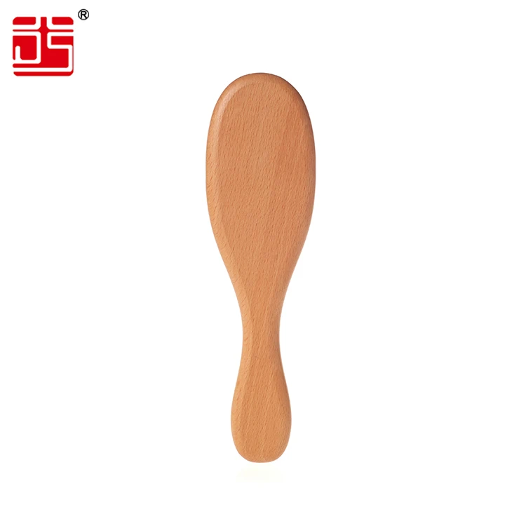 Natural Boar Bristle Hairbrush Massage Comb Anti-static Hair Scalp Paddle Brush Beech Wooden Handle Hair Brush Comb Styling Tool
