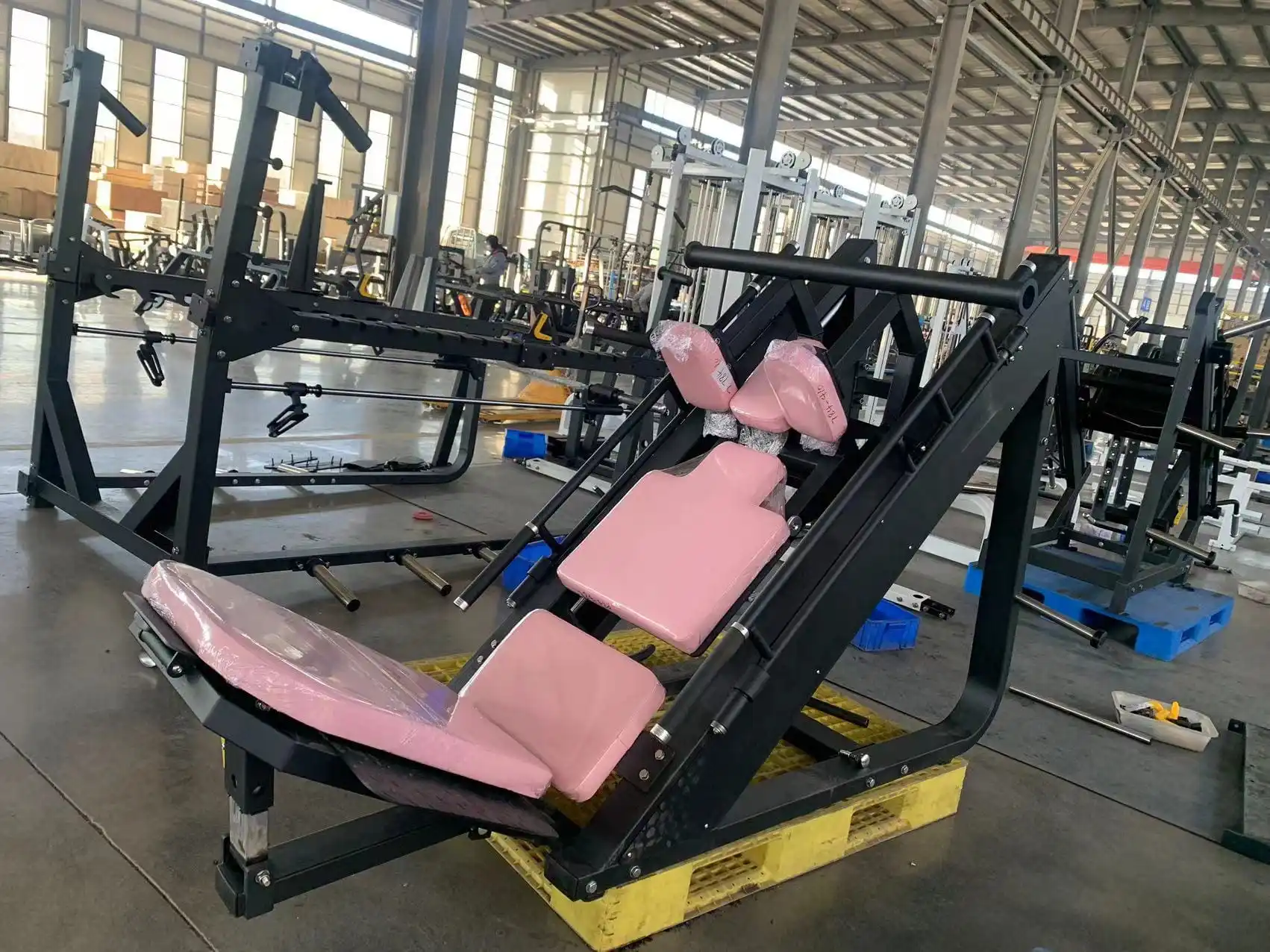 multi station gym hack squat and leg press machine 2 in 1 combo leg press hack squat machine