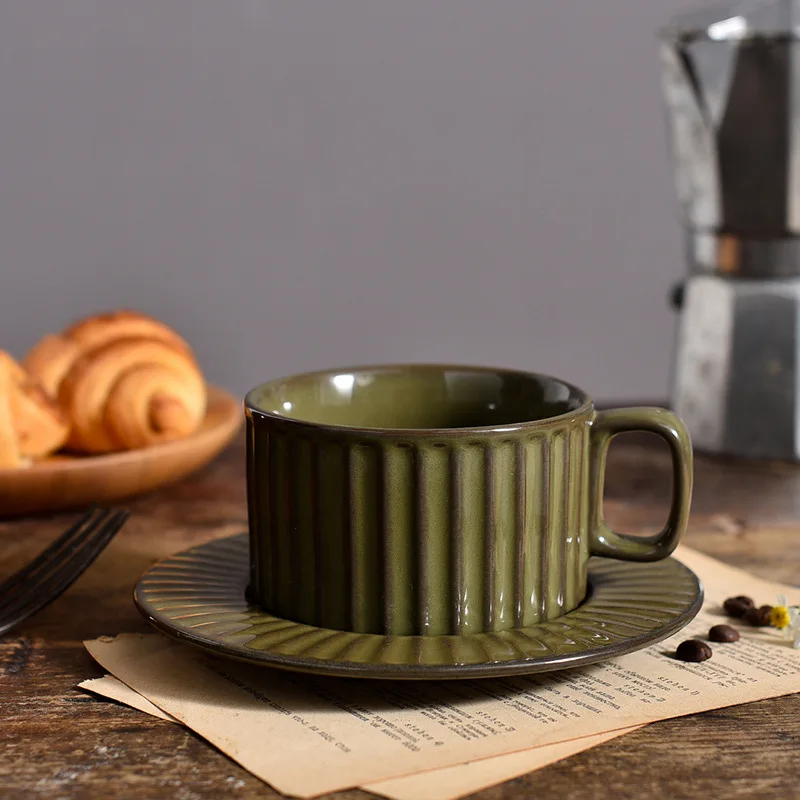 creative souvenir cup afternoon tea coffee cup ceramic coffee cup and saucer set