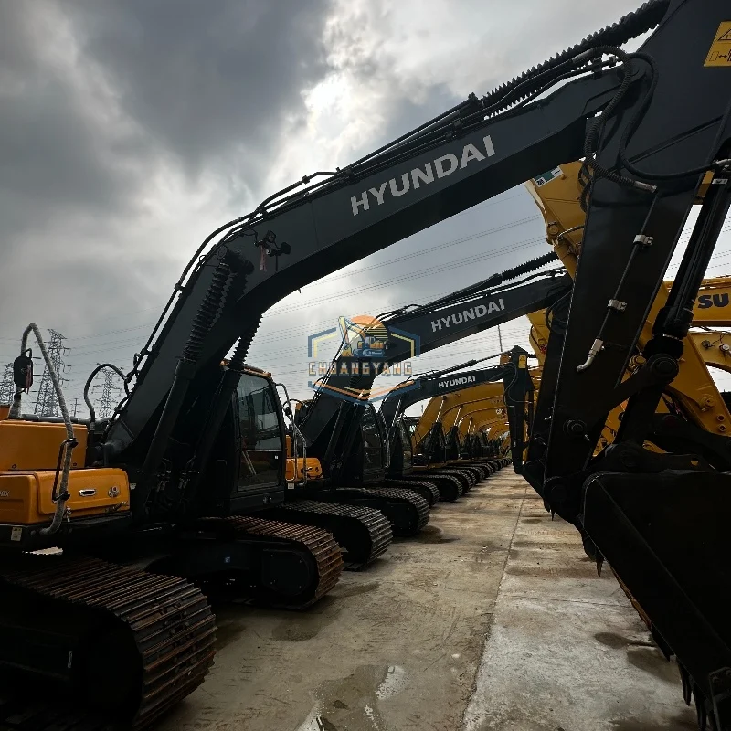 Used Hyundai 210-9S Excavator in Good Condition for Sale 21-Ton Crawl Excavator with CAT Engine Pump & Motor Core Components
