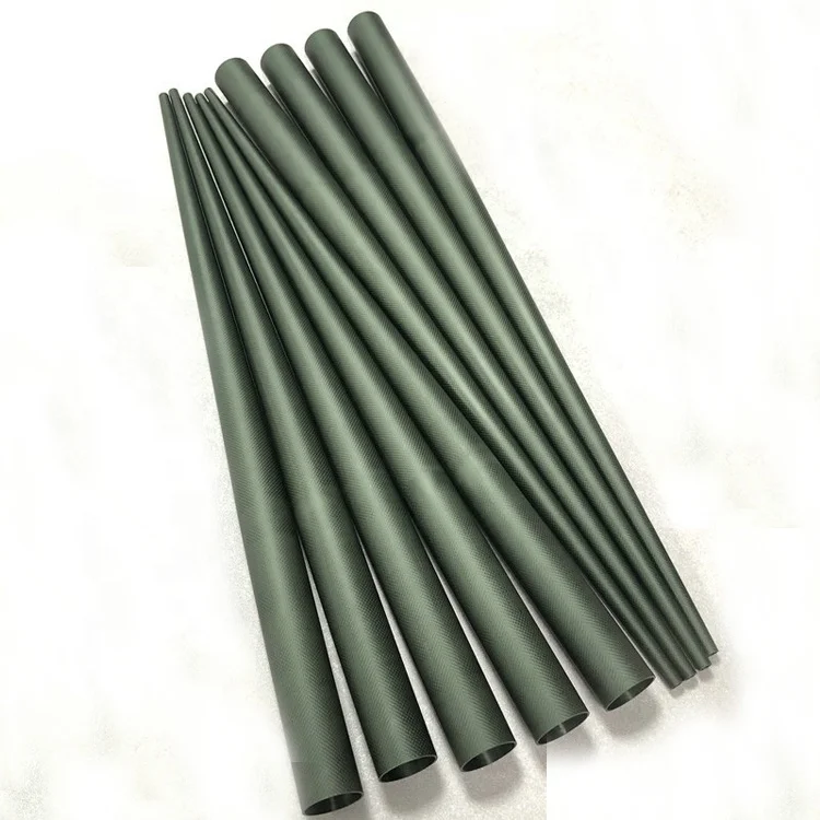 Китайская фабрика конические трубки из углеродного волокна 3k для валов клюшек гольф-клубов карбоновые стержни лыжных