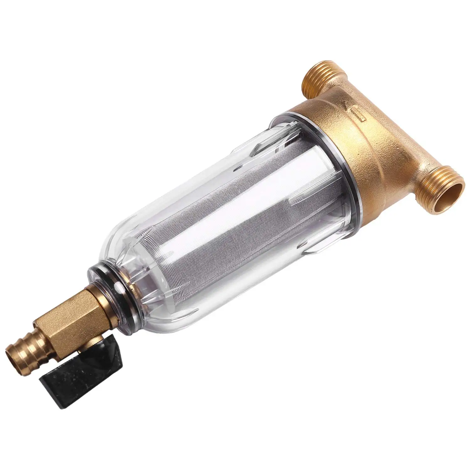 40 Micron Spin Down Reusable Whole House Pre-Filtration Sediment Water Filter System Oem