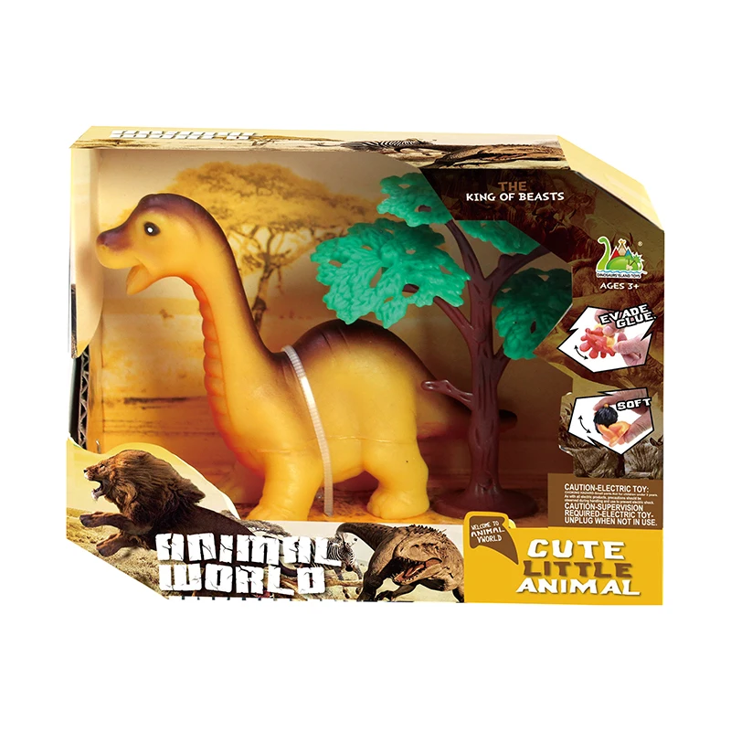 Factory Wholesale Hot Selling Cartoon Dino Combination Dinosaur Wildlife Toys Set Dinosaurs Toys For Kids
