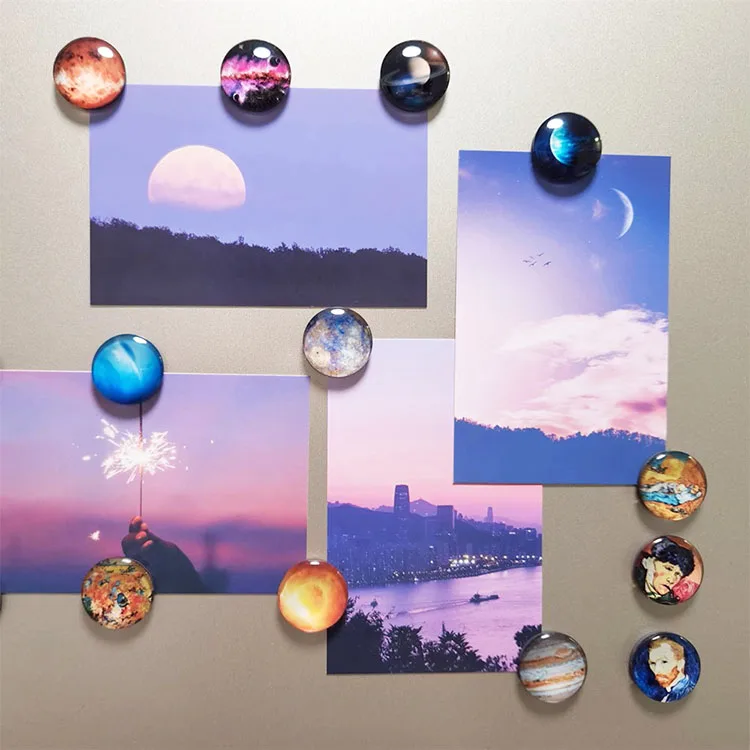 2023 China Custom 3d Fridge Magnet Manufacturer Crystal Glass Fridge Magnet Sticker Super Factory Best Price