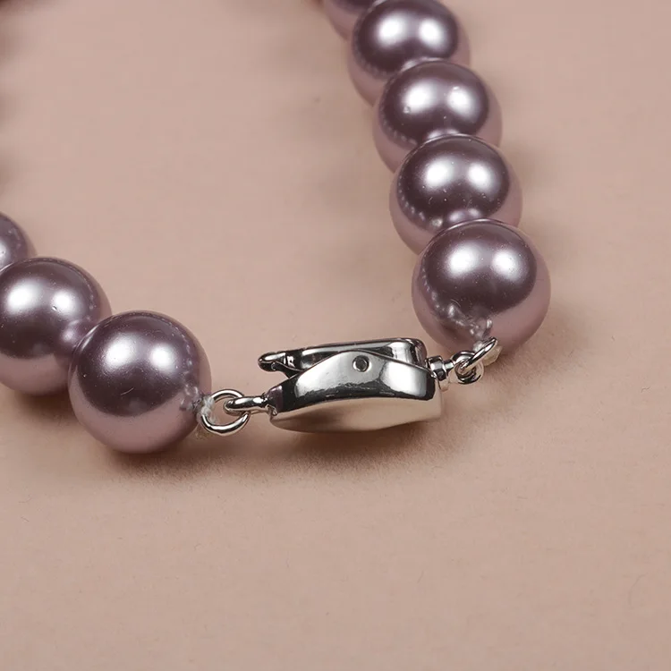 European and American Elegant Natural Pearl Jewelry Necklace Set Mother Luxury Gift 3 Piece Jewelry Set