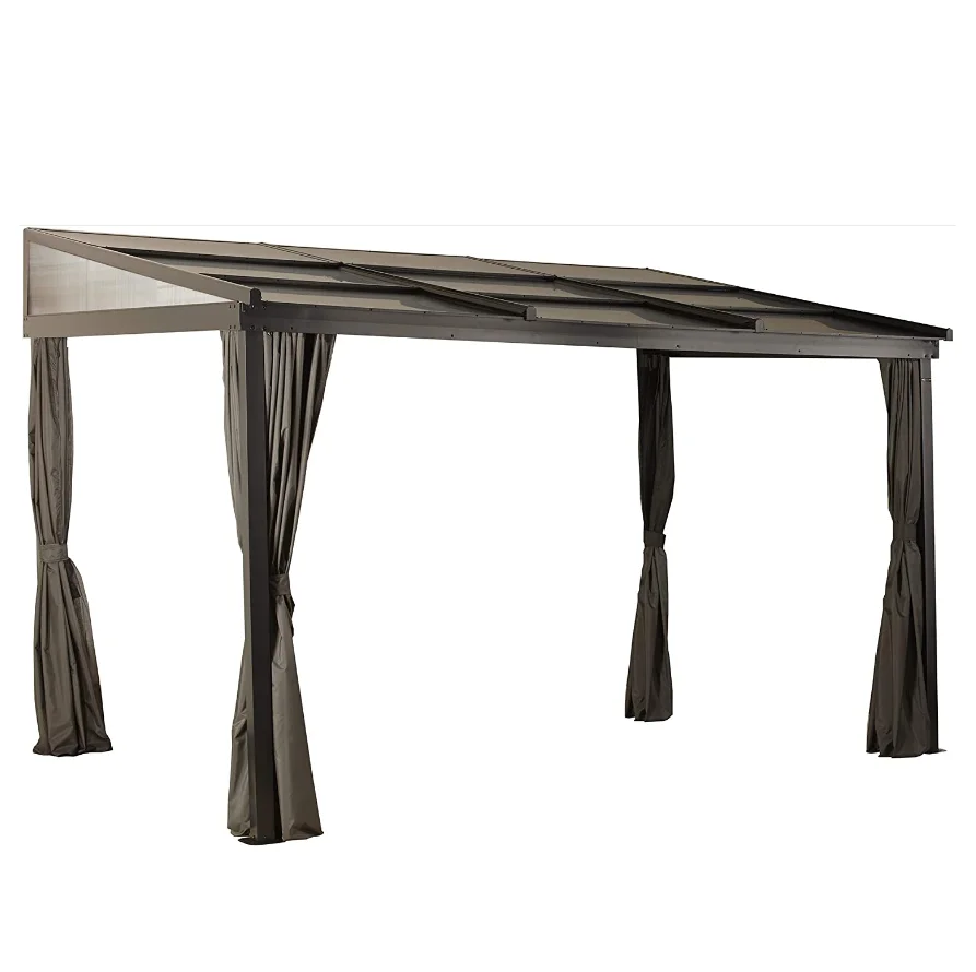 poland prefabricado prefabricated gazebo awning WALLMOUNTED SUN SHELTER