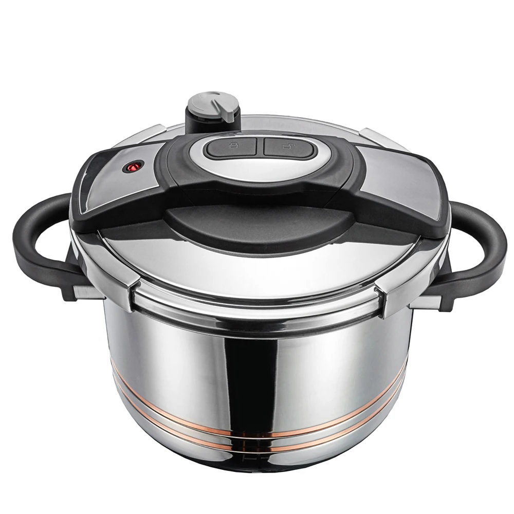 Modern Kitchen Appliances 18/8 Stainless Steel Pressure Cooker with Press Button