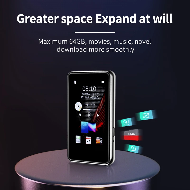 Hot Sale High Quality MP3 Player Music Storage USB Portable Mini Size for listen Music mp3 players