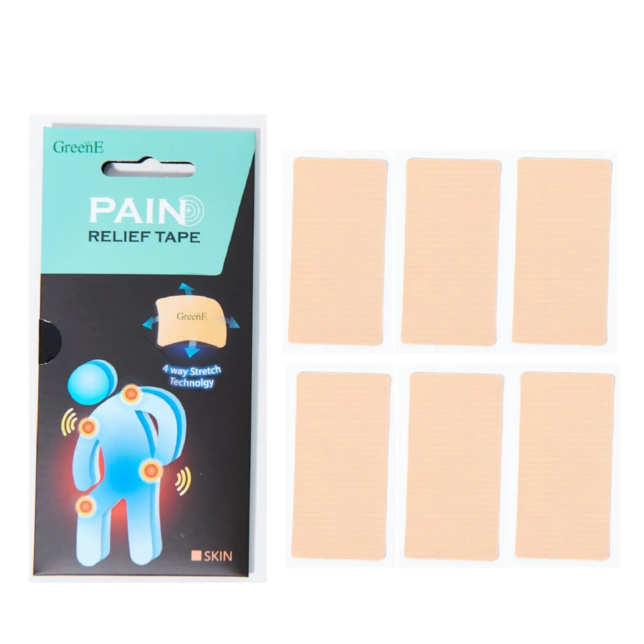 
 Китайский производитель, травяная терапевтическая спортивная лента для облегчения боли GreenE  