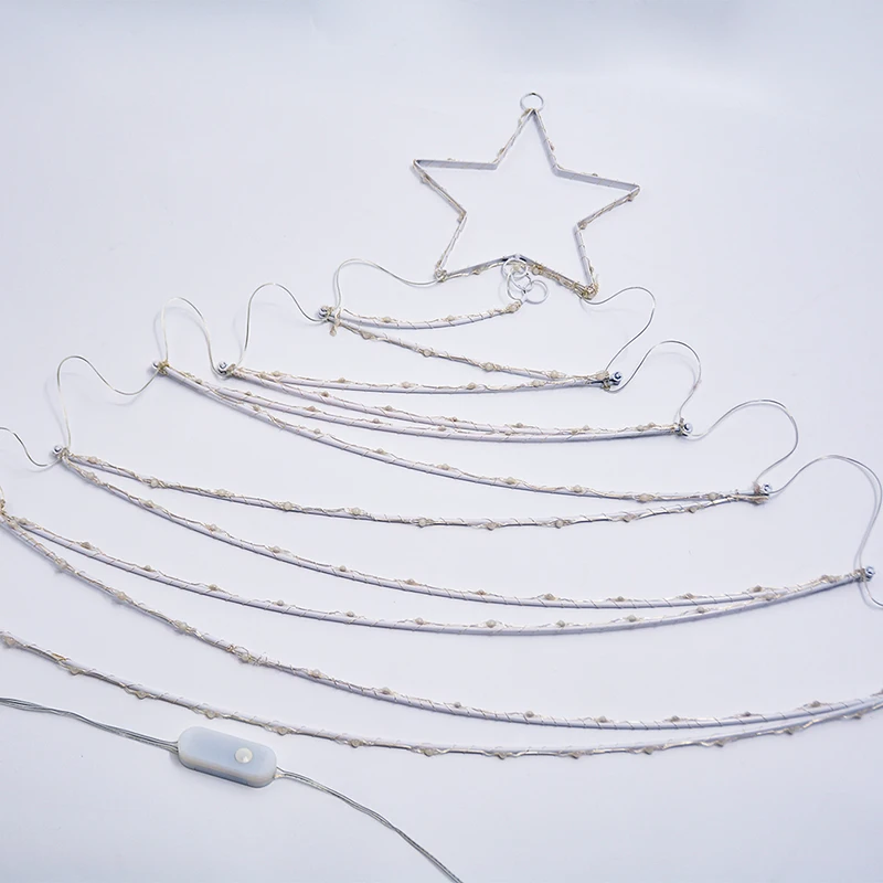 RGB pixel christmas dmx led pixel programmable led string lights novelty addressable rgb led folding rgb christmas light tree