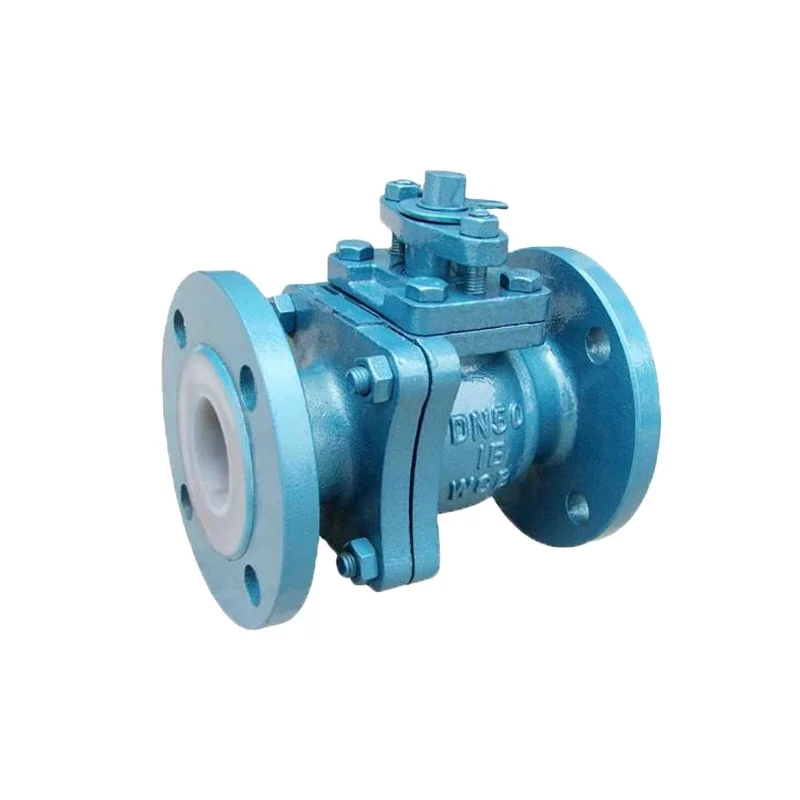 API JIS DIN Quick Release PFA Lined Ball Valve DN20 for water use