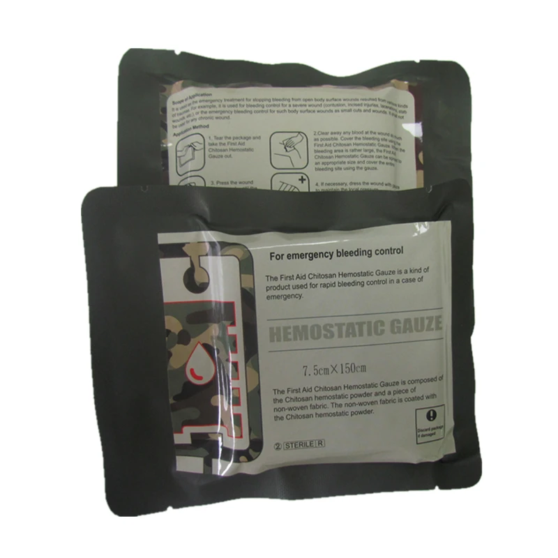 hospital sterile hemostatic kaolin x -ray gauze bandage