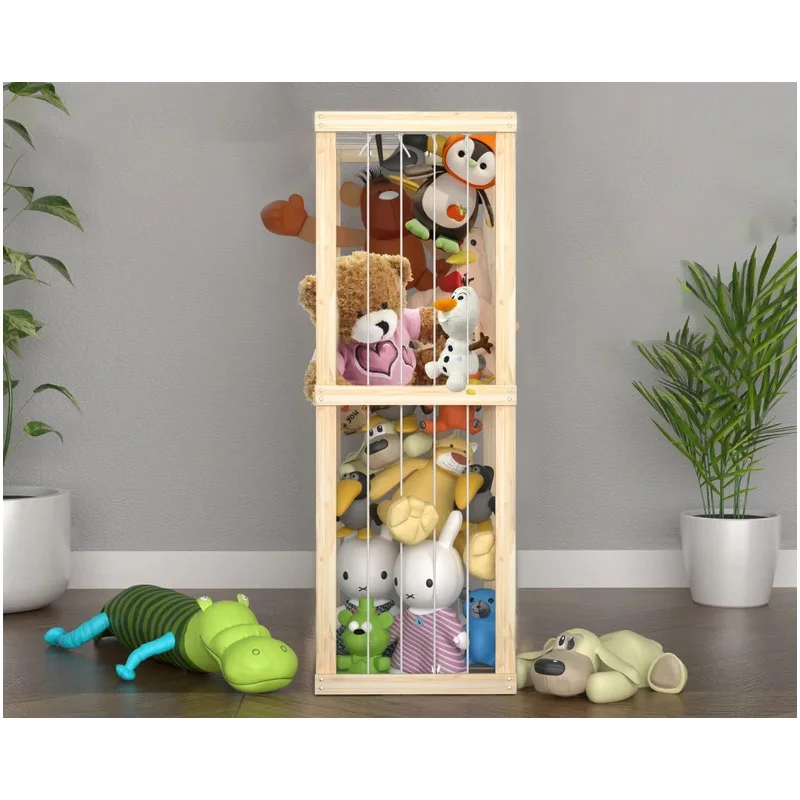 High Quality Stuffed Animal Storage Wood Kids Toy Storage Organizer Holder Playroom Organization toy storage shelf