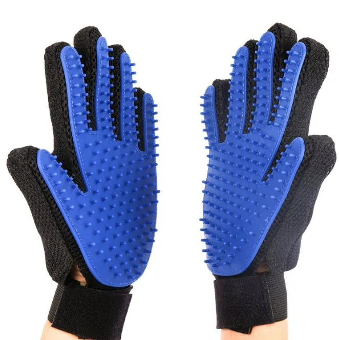 Cat grooming glove for cats wool Pet Hair Deshedding Brush Comb For Pet Dog Cleaning Massage Glove For accessories
